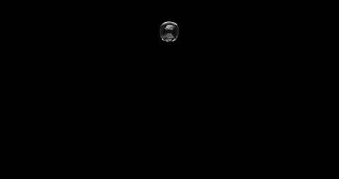 Water splash background 4k video in black background with alpha mask Stock Footage 128743688