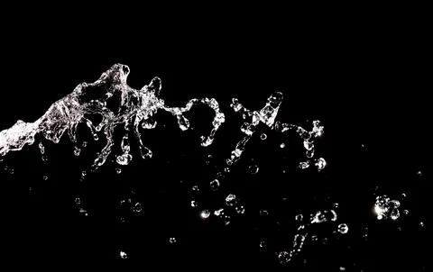 Water splash background. Drop pattern. Drop splash motion. Droplet background Foto stock