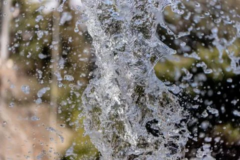 Water splash on blurred background 스톡 사진