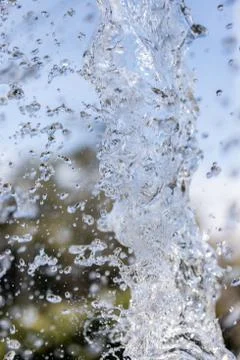 Water splash on blurred background 스톡 사진
