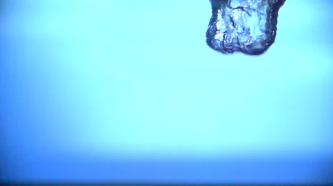 Water Splash Bubbles in the Blue Video stock 59305755