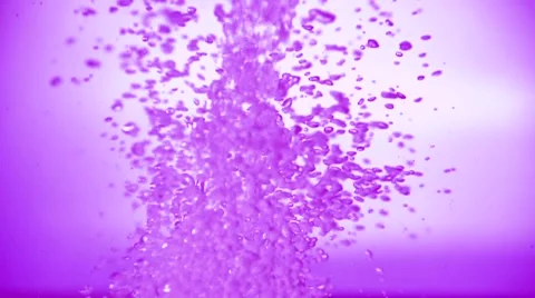 Water Splash Bubbles in the Margenta Video stock 59305993