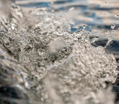 Water splash close Stock Photos