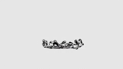 Water splash crown Stock Footage 334914627