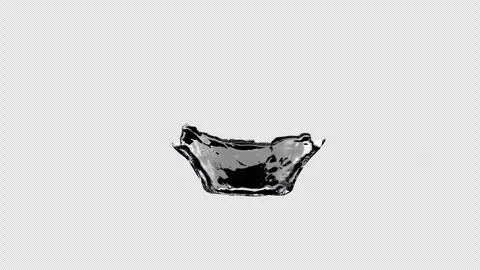 Water splash crown Stock Footage 334914637