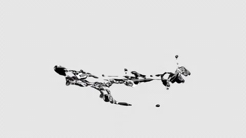 Water splash crown Stock Footage 334914742