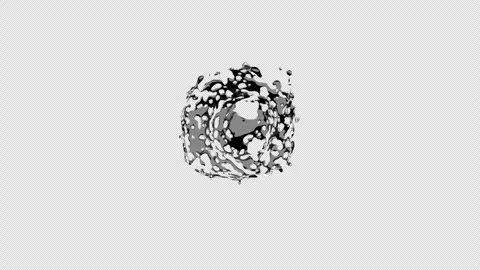 Water splash crown Stock Footage 334914803