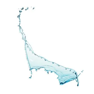 Water splash with drops Stock Photos