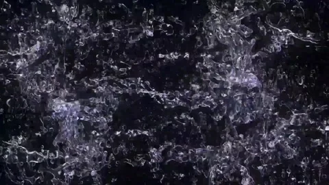 Water Splash Effects Black Background stock video Footage Stock Footage 283526754