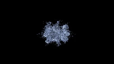 Water splash explode from center Stock Footage 107827874
