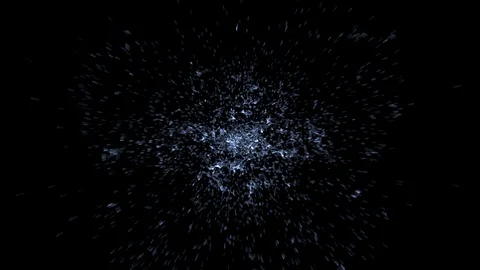 Water splash explode from center | Stock Video | Pond5