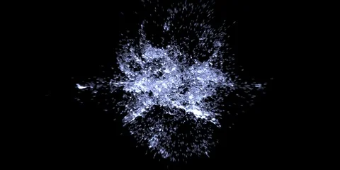 Water splash explode Video stock 90176375