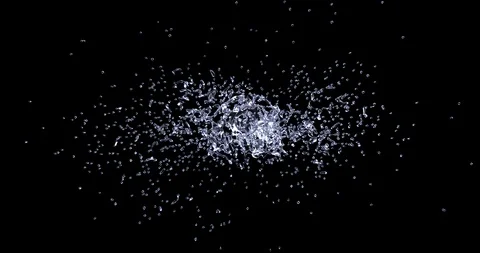 Water splash explode Stock Footage 90285172