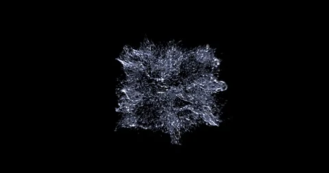 Water splash explode Stock Footage 91321647