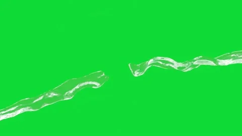 Water splash explosion on green screen. Video stock 221738071
