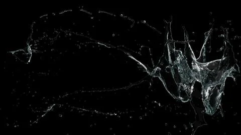 Water splash explosion texture background  Stock Photos