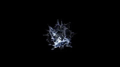 Water Splash Flower Stock Footage 107556631