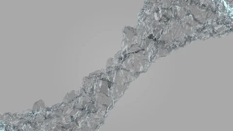 Water splash flowing in slow motion Stock-Footage 91663230