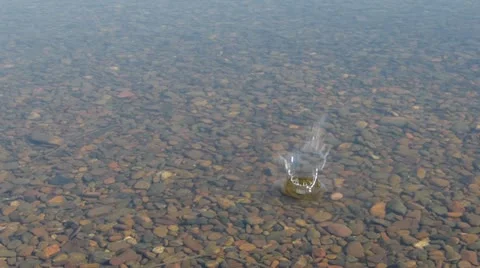Water splash Stock Footage
