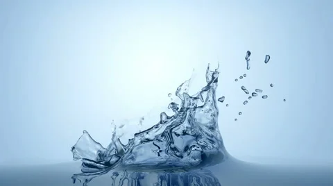 Water splash Stock Footage