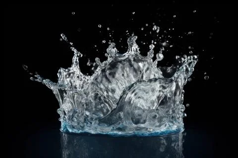 Water splash. Generate Ai Stock Photos