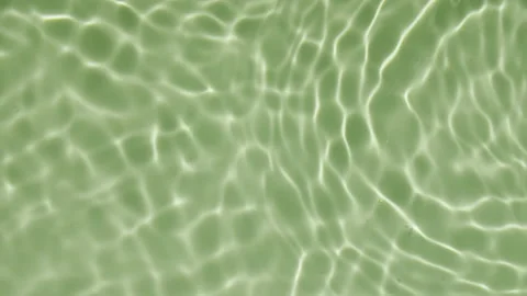 Water splash green colored. Drop falls into water and diverging circles of water Stock-Footage 165192868