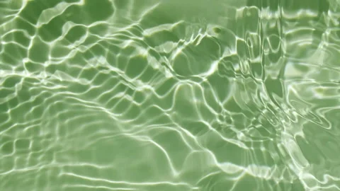 Water splash green colored. Drop falls into water and diverging circles of water Stock Footage 165317871