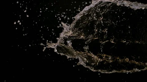 Water splash high speed Stock Footage 46565341