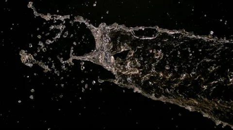 Water splash high speed Stock Footage 46565360