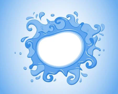 Water splash Stock Illustration