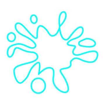 Water splash Stock Illustration