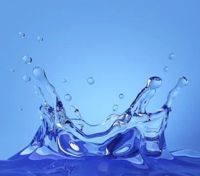 Water splash Illustrazione stock