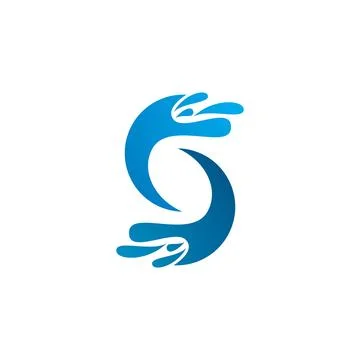 Water splash illustration 스톡 일러스트