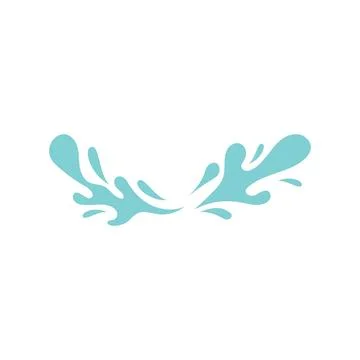 Water splash illustration Illustration