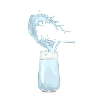 Water Splash Illustration Stock Illustration