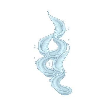 Water Splash Illustration Stock Illustration