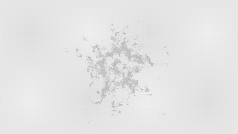 Water splash isolated on alpha background in 4K Stock Footage 237685413