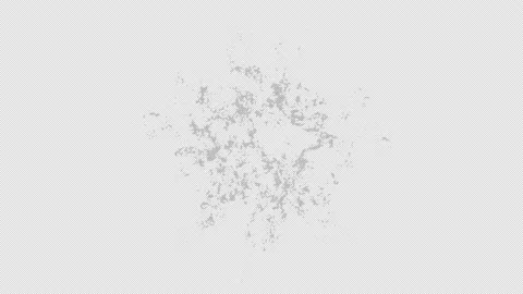 Water splash isolated on alpha background in 4K Stock Footage 237685416