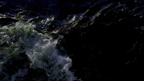 Water Splash Isolated On The Black background Stock Footage 275436024