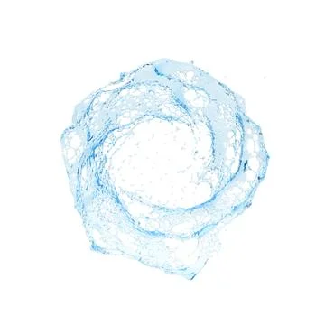 Water splash isolated Stock Illustration