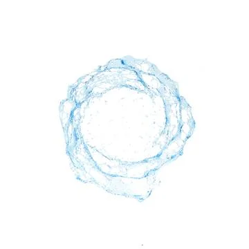 Water splash isolated Stock Illustration