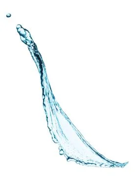 Water splash isolated 스톡 사진