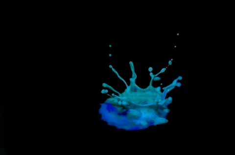 Water splash, isolated Stock Photos