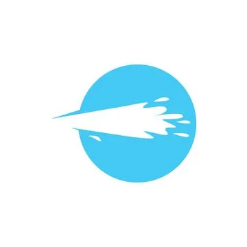 Water Splash jet vector illustration design Stock Illustration