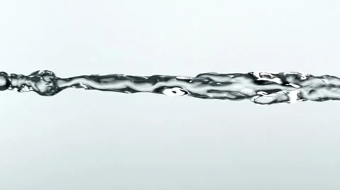 Water Splash in midair, Slow Motion Stock Footage 9306237