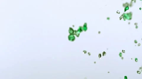 Water Splash in midair, Slow Motion Stock Footage 9306295