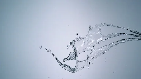 Water splash in midair, Slow Motion Stock Footage 41834569