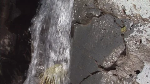 Water splash on Mount Etna Stock Footage 52073370