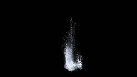 Water splash pack 4 Stock Footage 89509792