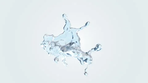 Water Splash on Pastels Background Stock Footage 286792235